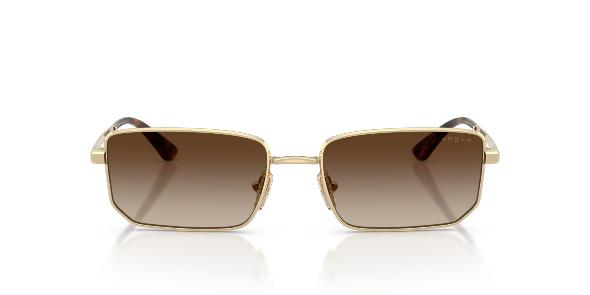 VO4352S Hellgold MetallSunglass Frames von B24, Vorderansicht
