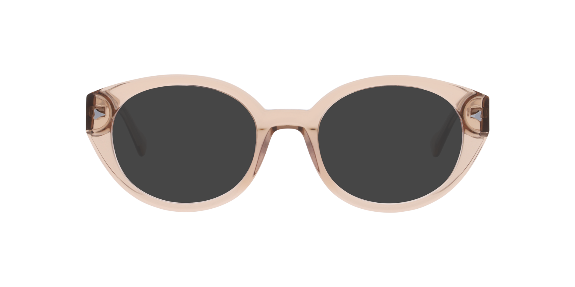 Rika Crystal Nude AcetatEyeglass Frames von B24, mit getönten Gläsern