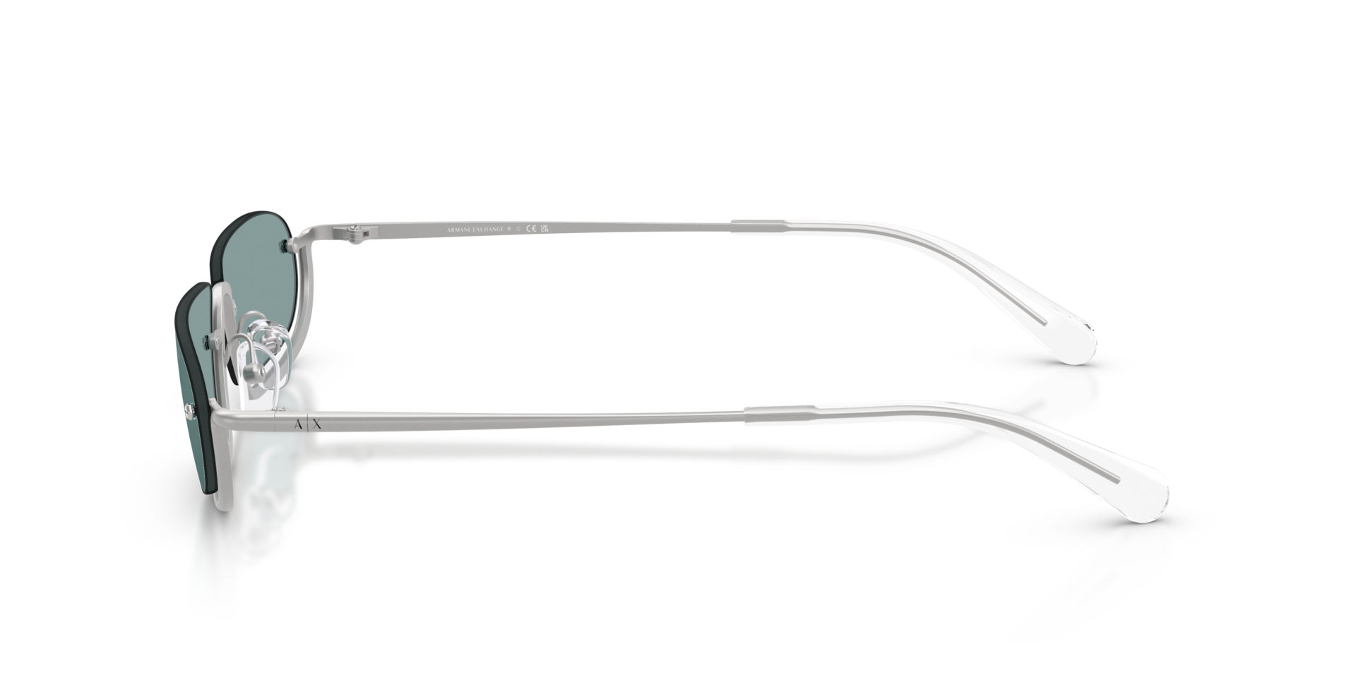 AX2058S Matte Silver MetallSunglass Frames von B24, Seitenansicht