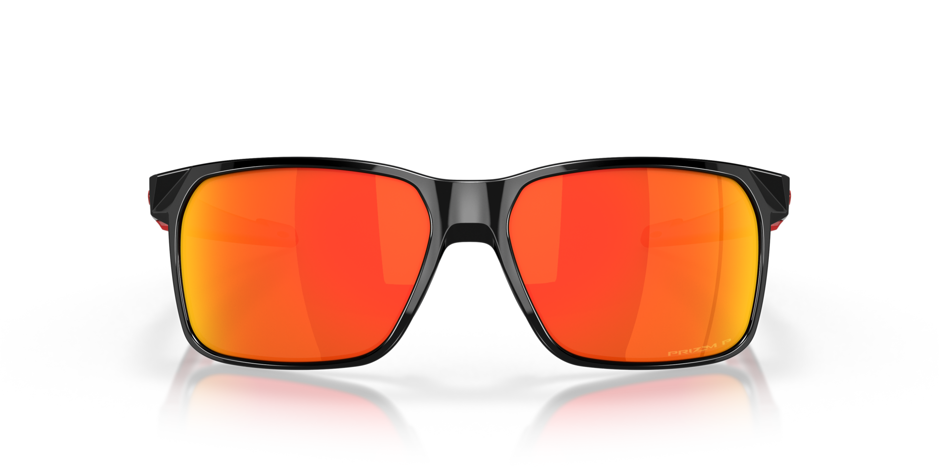 Portal X Schwarz glänzend KunststoffSunglass Frames von B24, Vorderansicht