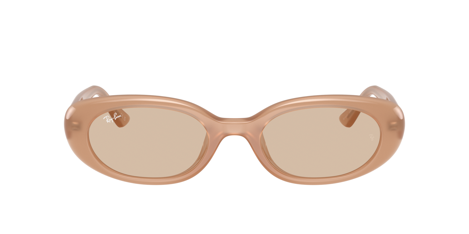 RB4441D Opal Beige KunststofSunglass Frames van B24, met getinte lenzen