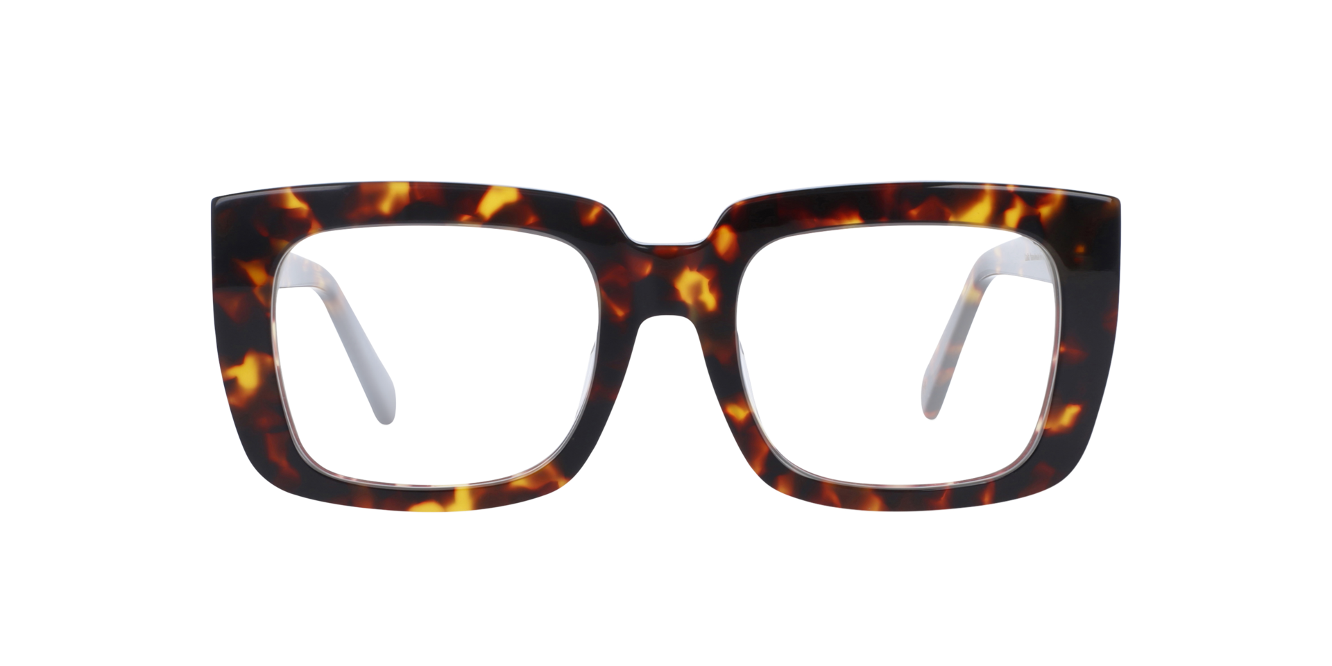 Laila Havana Brown AcetaatEyeglass Frames van B24, Vooraanzicht