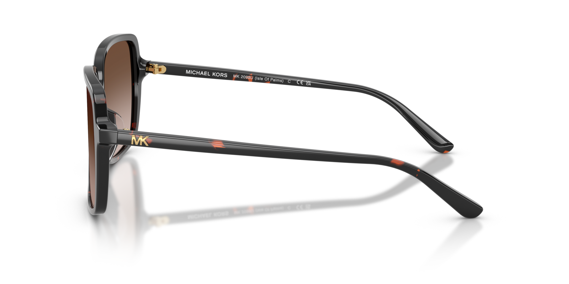MK2098U Tortoise dunkel AcetatSunglass Frames von B24, Seitenansicht