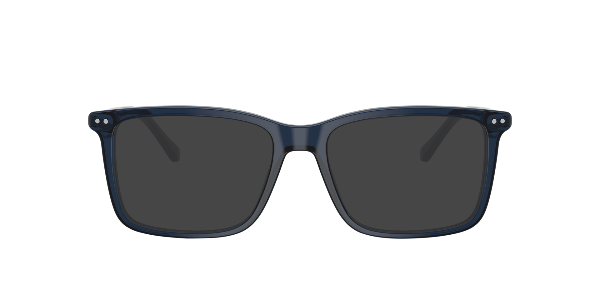 PH2287 Glanzend Transparant Blauw AcetaatEyeglass Frames van B24, met getinte lenzen