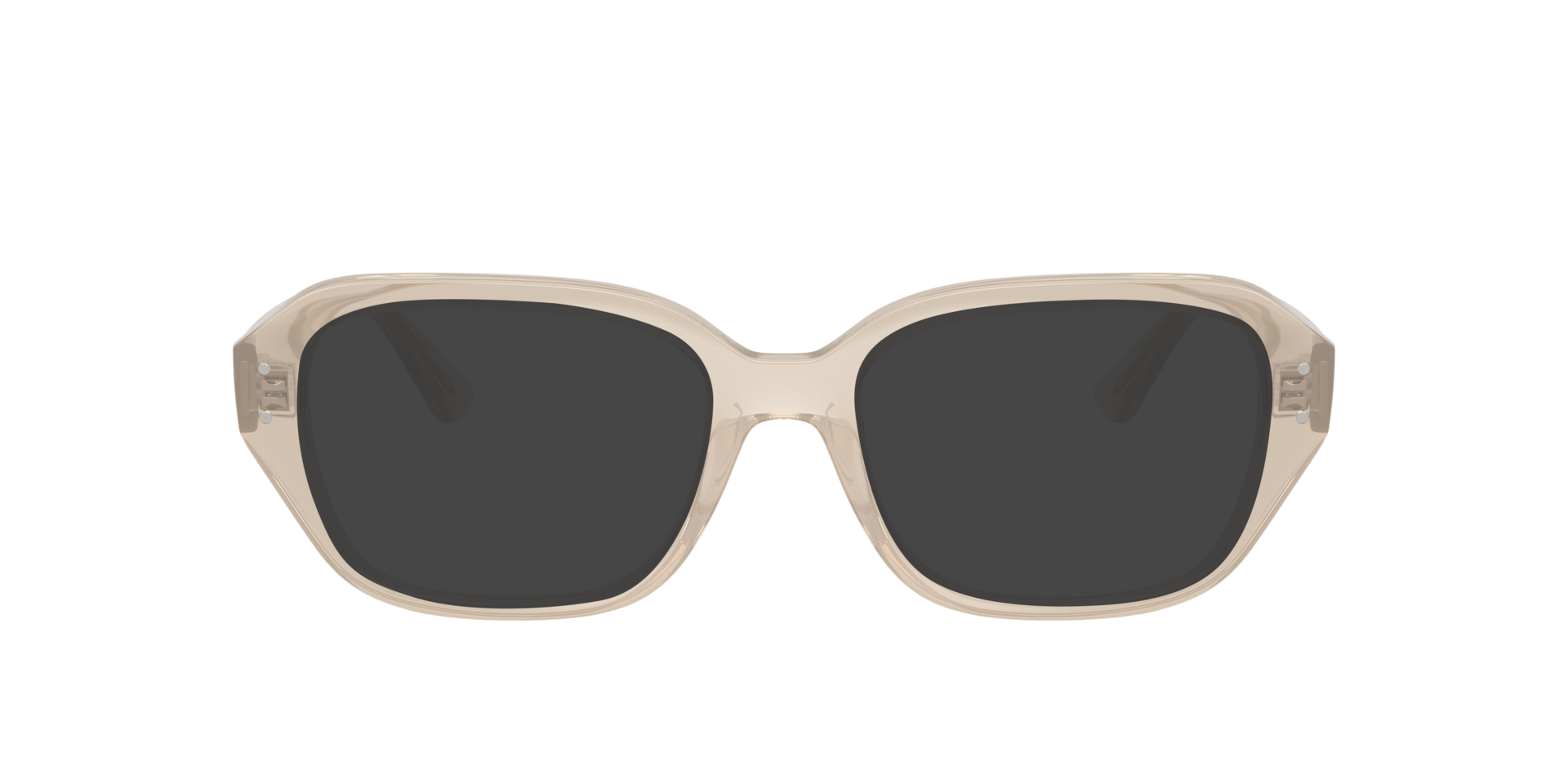 RB7258 Cloudy Warm White KunststofEyeglass Frames van B24, met getinte lenzen