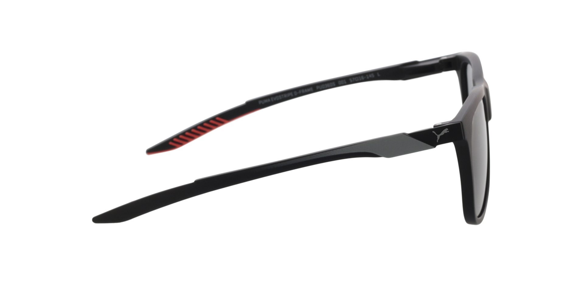 PU0360S Schwarz KunststoffSunglass Frames von B24, Seitenansicht