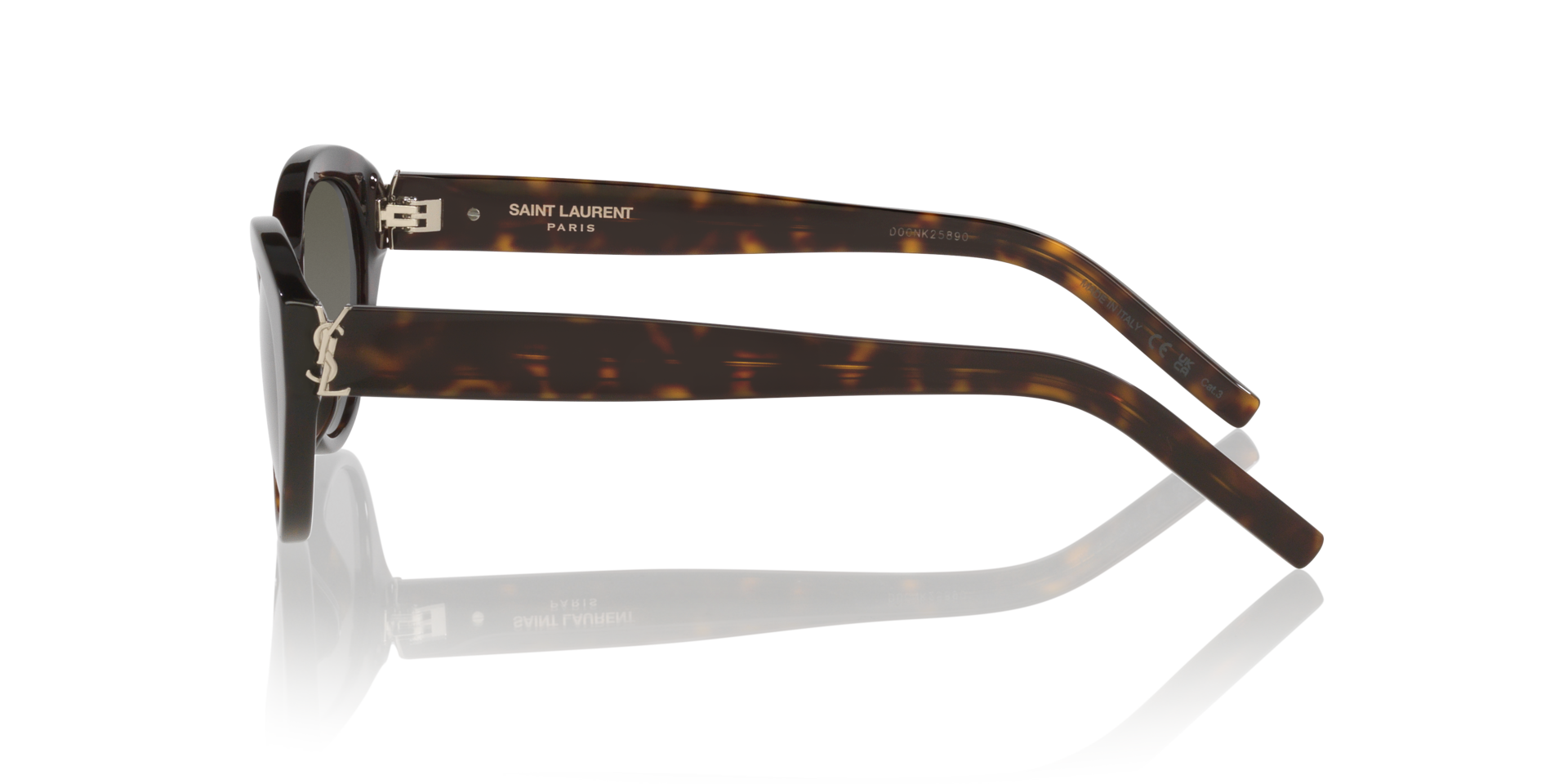 SL M148 Tortoise AcetaatSunglass Frames van B24, Zijaanzicht