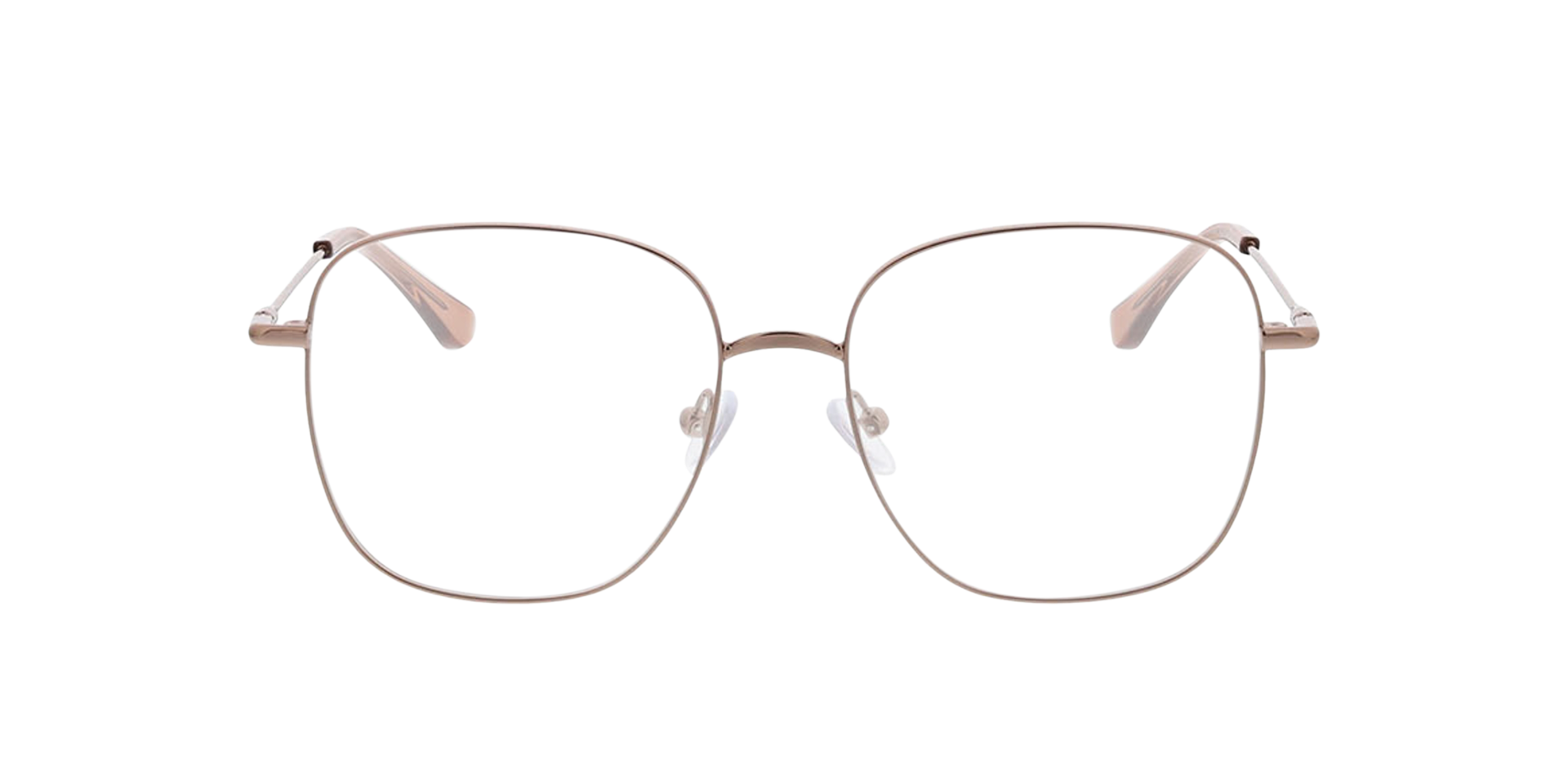 Schwerin Roségold MetallEyeglass Frames von B24, Vorderansicht