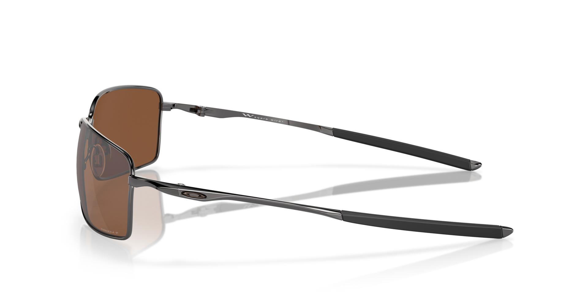 Square Wire™ Tungsten MetallSunglass Frames von B24, Seitenansicht