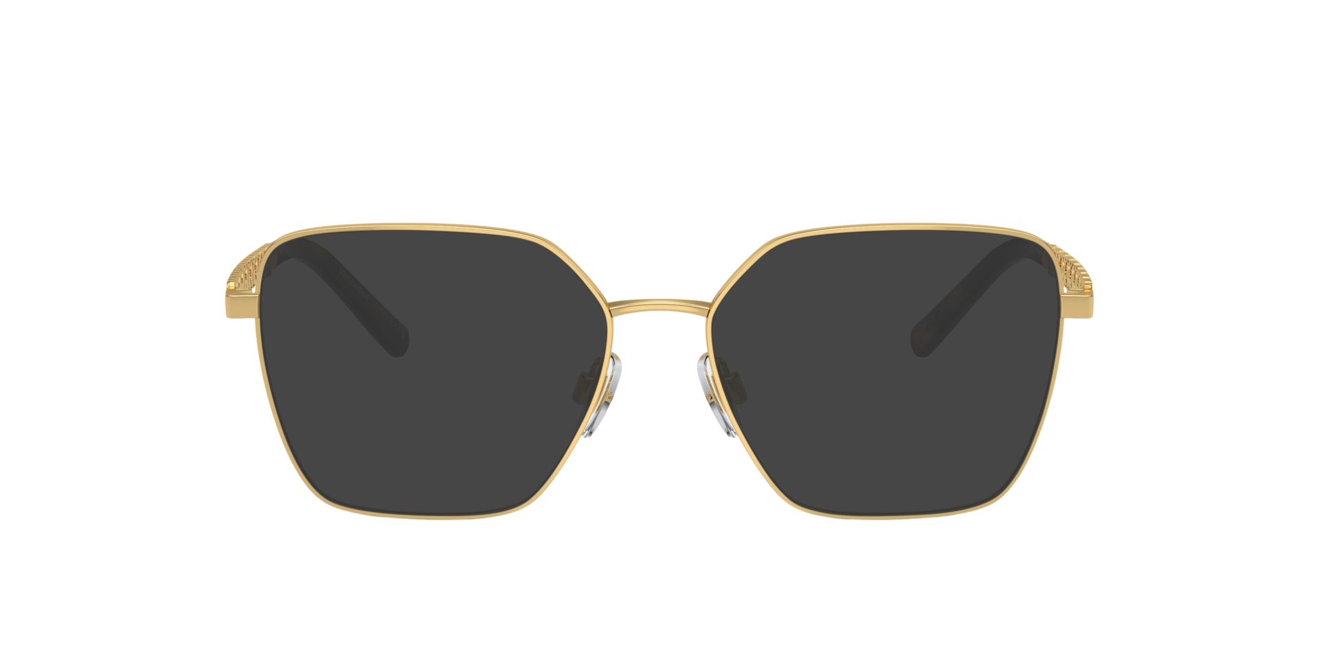 DG1351 Goud MetaalEyeglass Frames van B24, met getinte lenzen