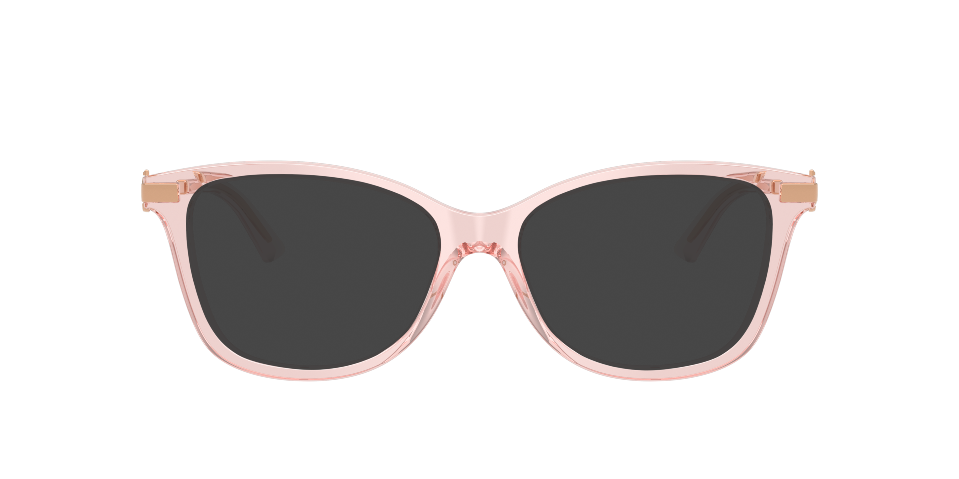 JC3068B Transparent Rose AcetatEyeglass Frames von B24, mit getönten Gläsern