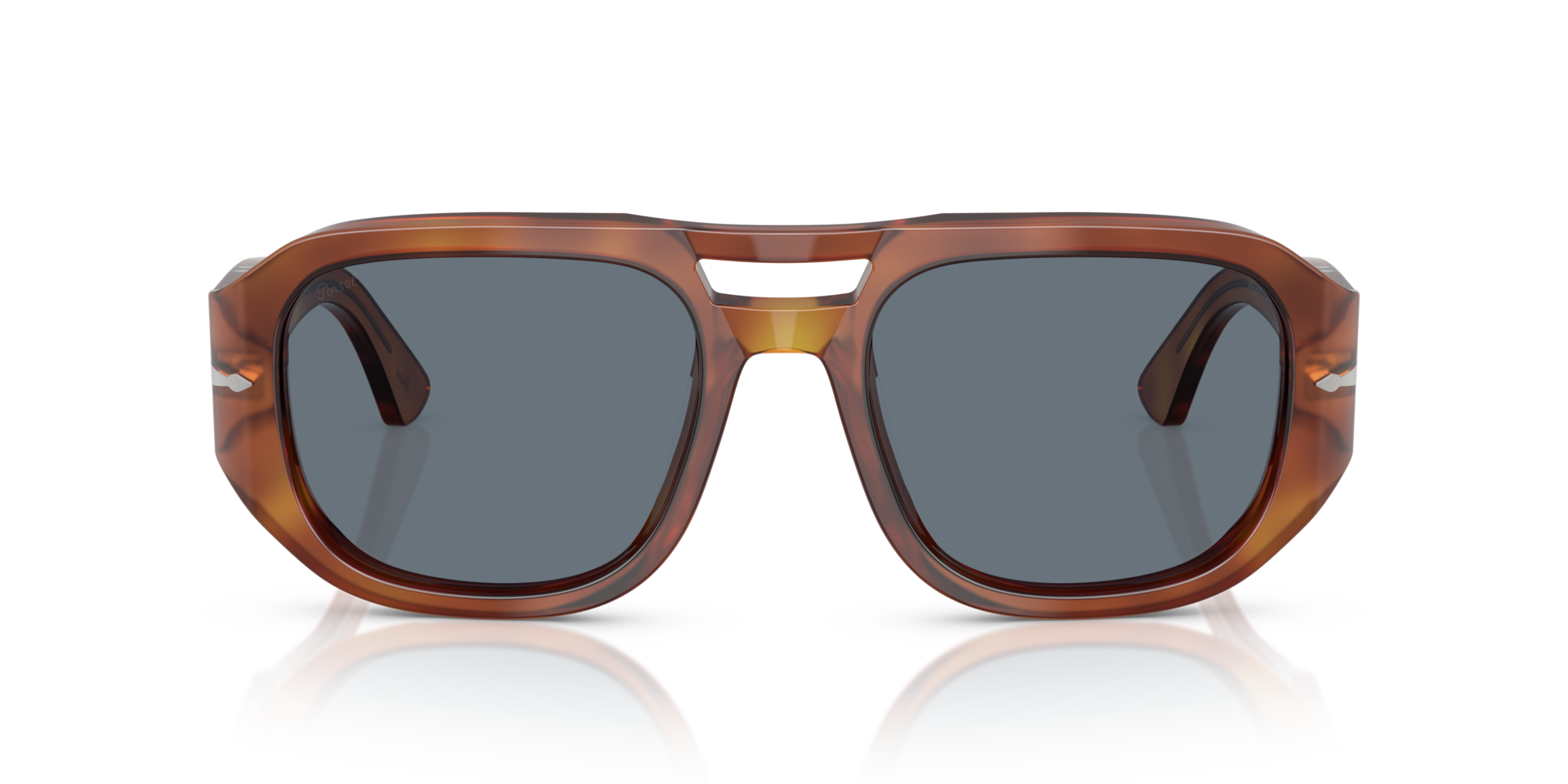 PO3373S Terra Di Siena AcetatSunglass Frames von B24, Vorderansicht