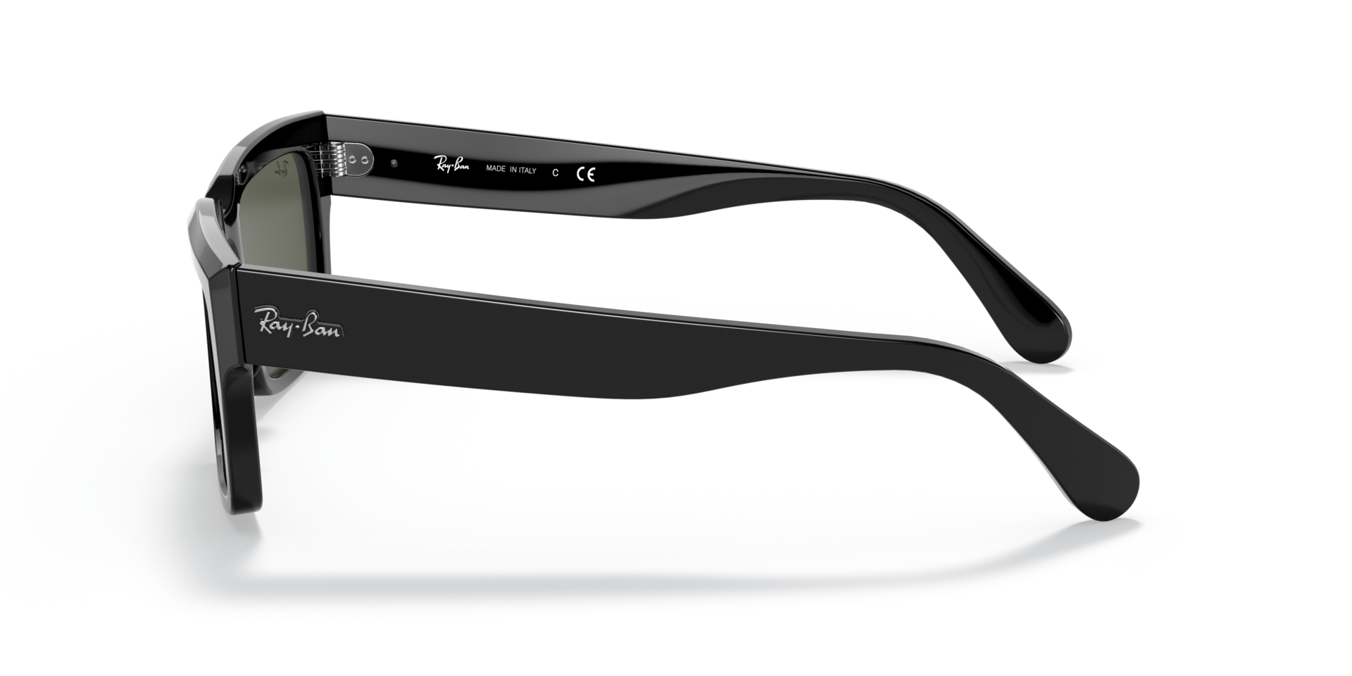RB2191 Zwart AcetaatSunglass Frames van B24, Zijaanzicht