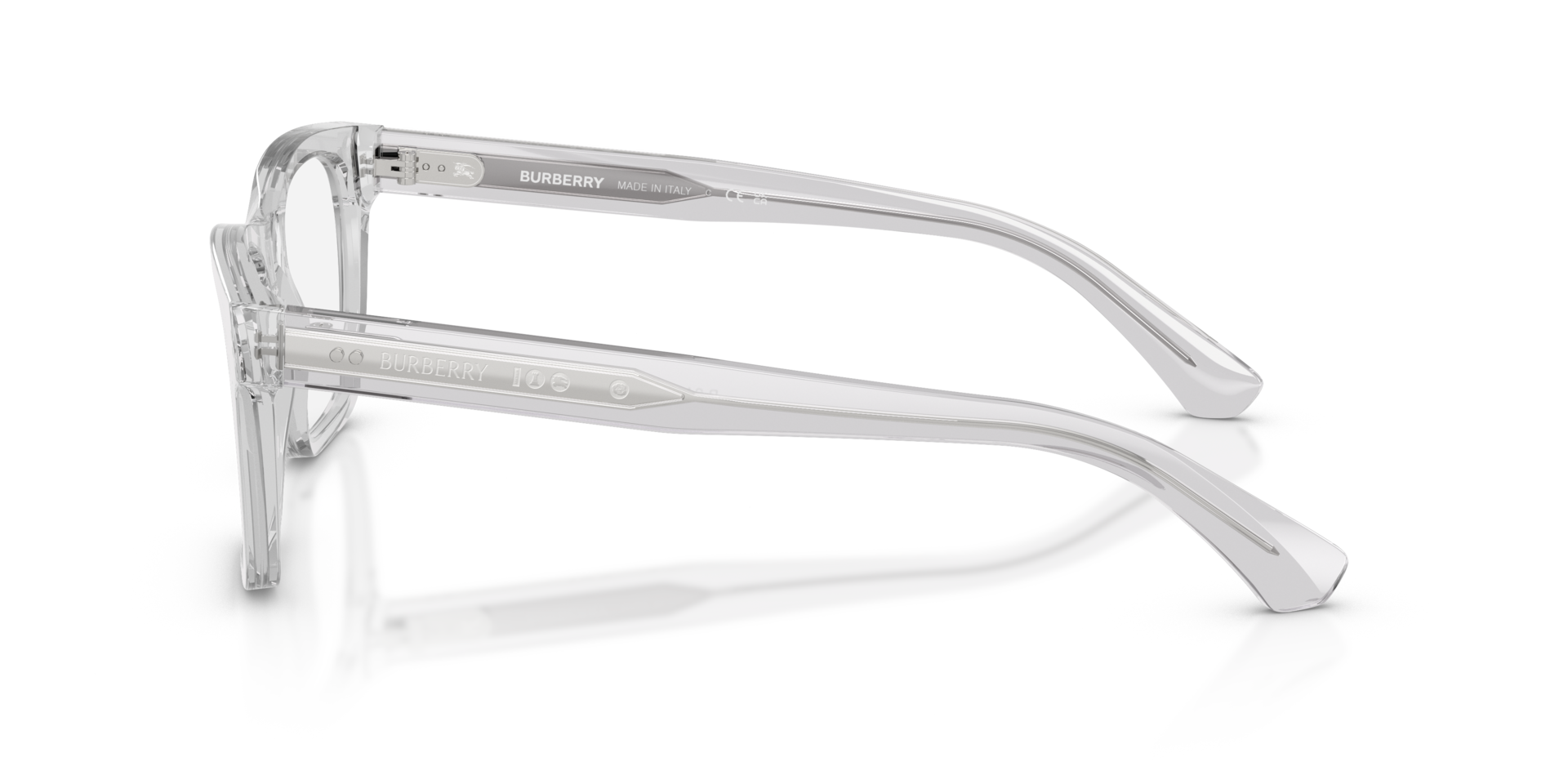 BE2445 Grijs AcetaatEyeglass Frames van B24, Zijaanzicht