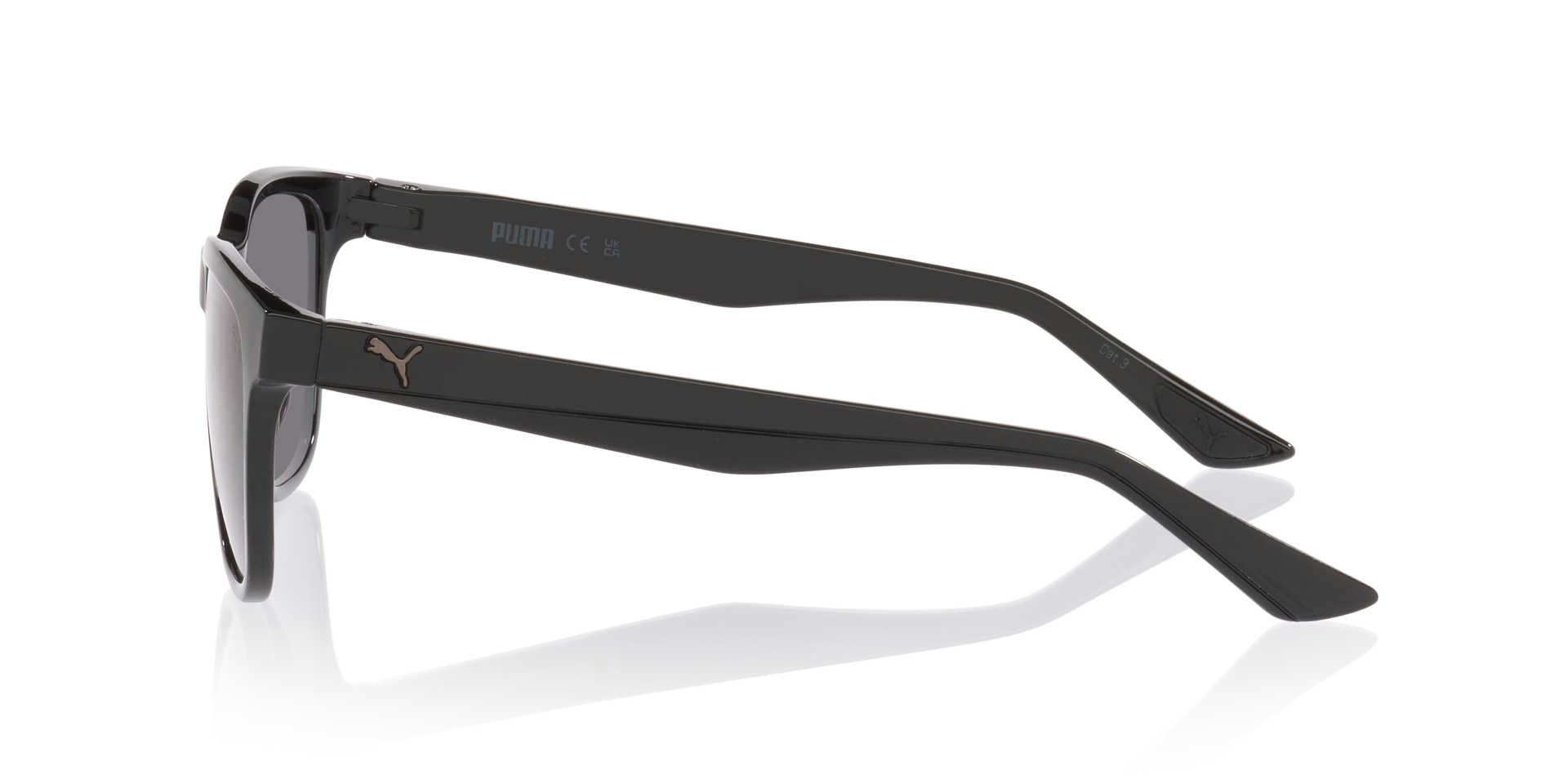 PU0506S Schwarz KunststoffSunglass Frames von B24, Seitenansicht