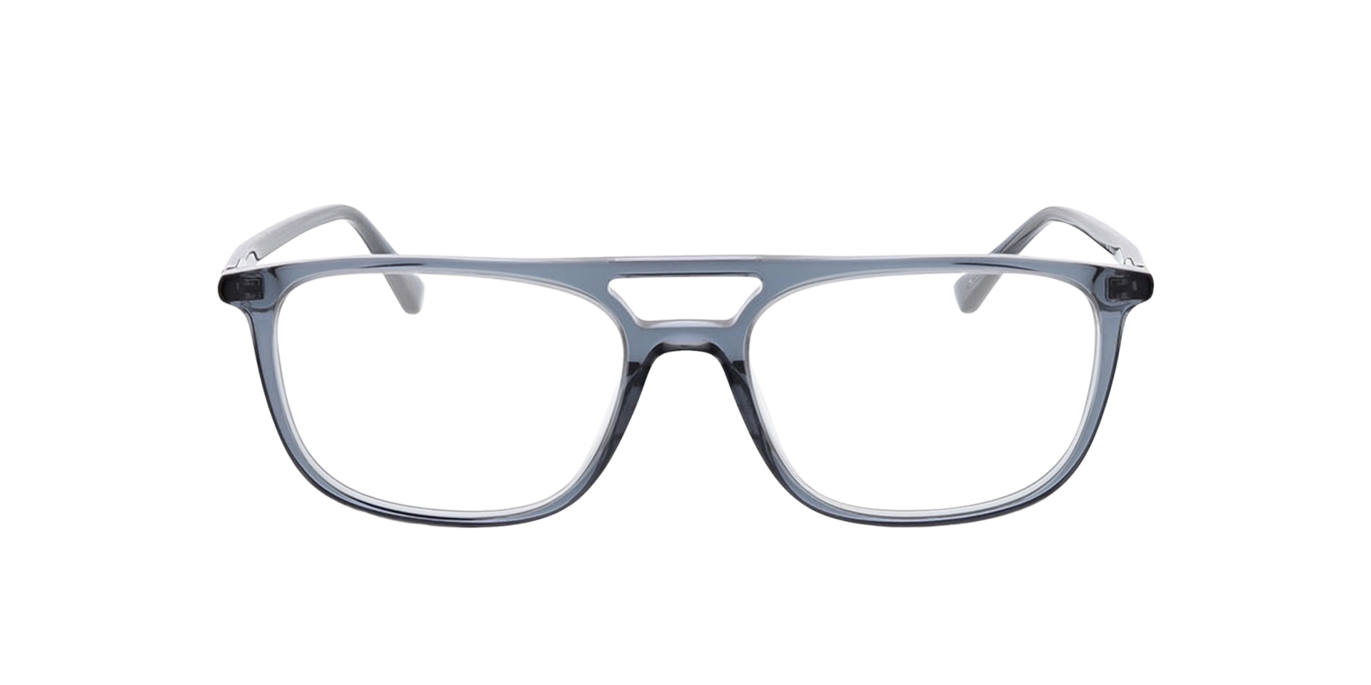 Adelaide Crystal Grau AcetatEyeglass Frames von B24, Vorderansicht