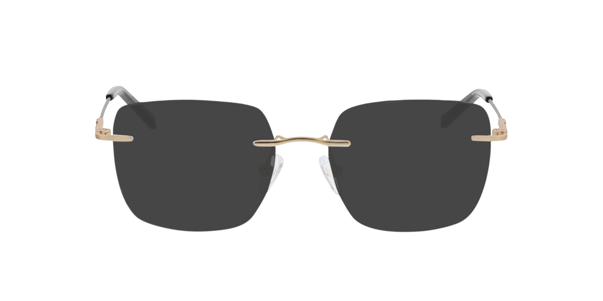 Liberty Goud  &  zwart MetaalEyeglass Frames van B24, met getinte lenzen