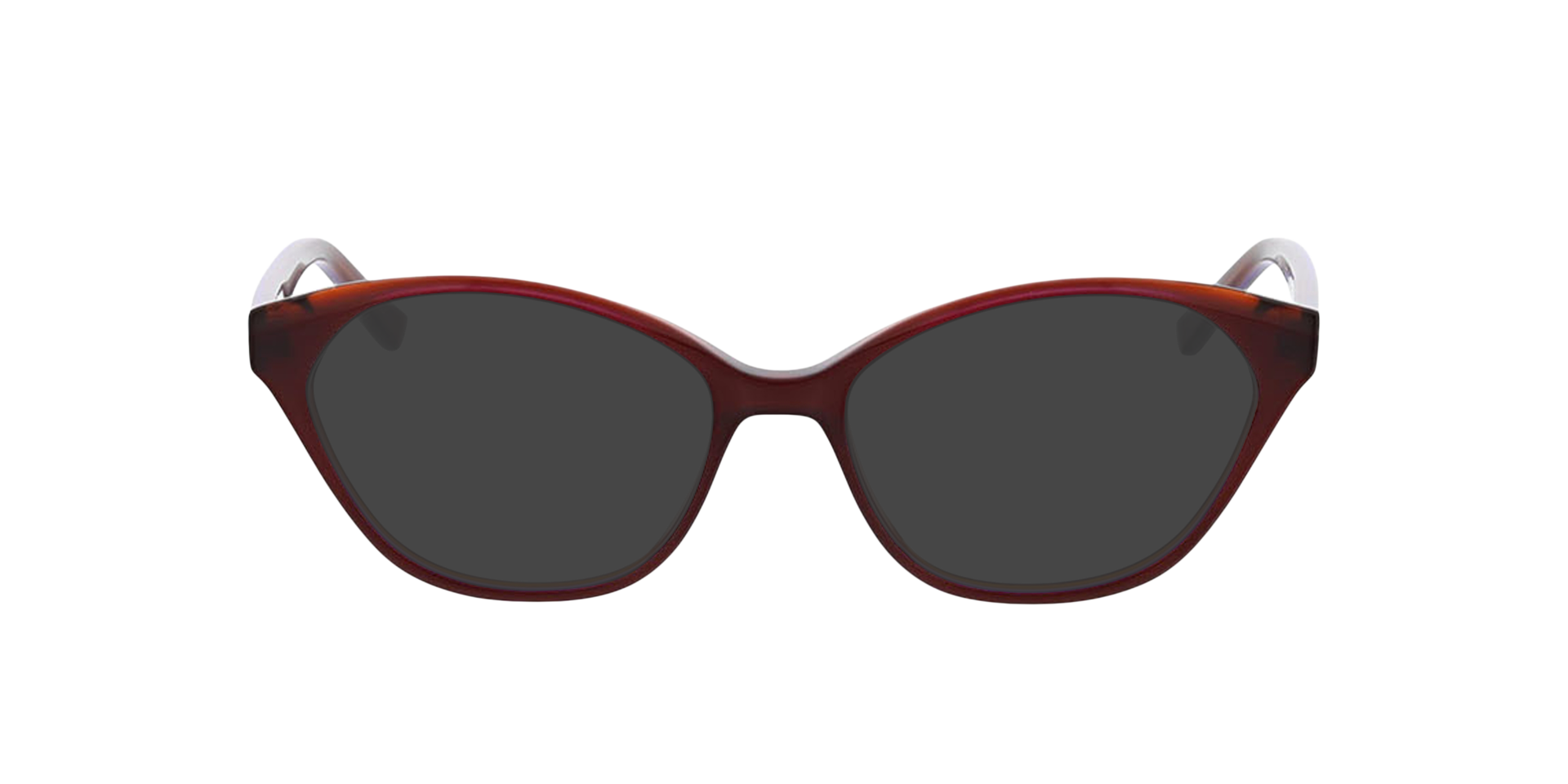 Nora Milky Red  &  Purple  &  Orange AcetatEyeglass Frames von B24, mit getönten Gläsern
