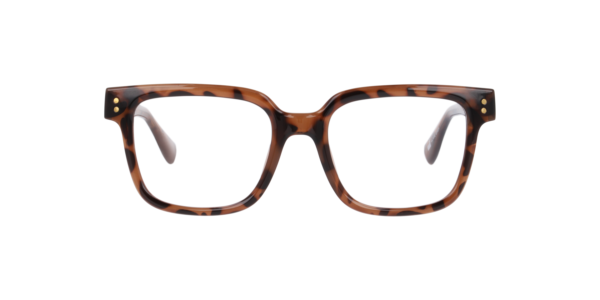 Texas Havana KunststofEyeglass Frames van B24, Vooraanzicht