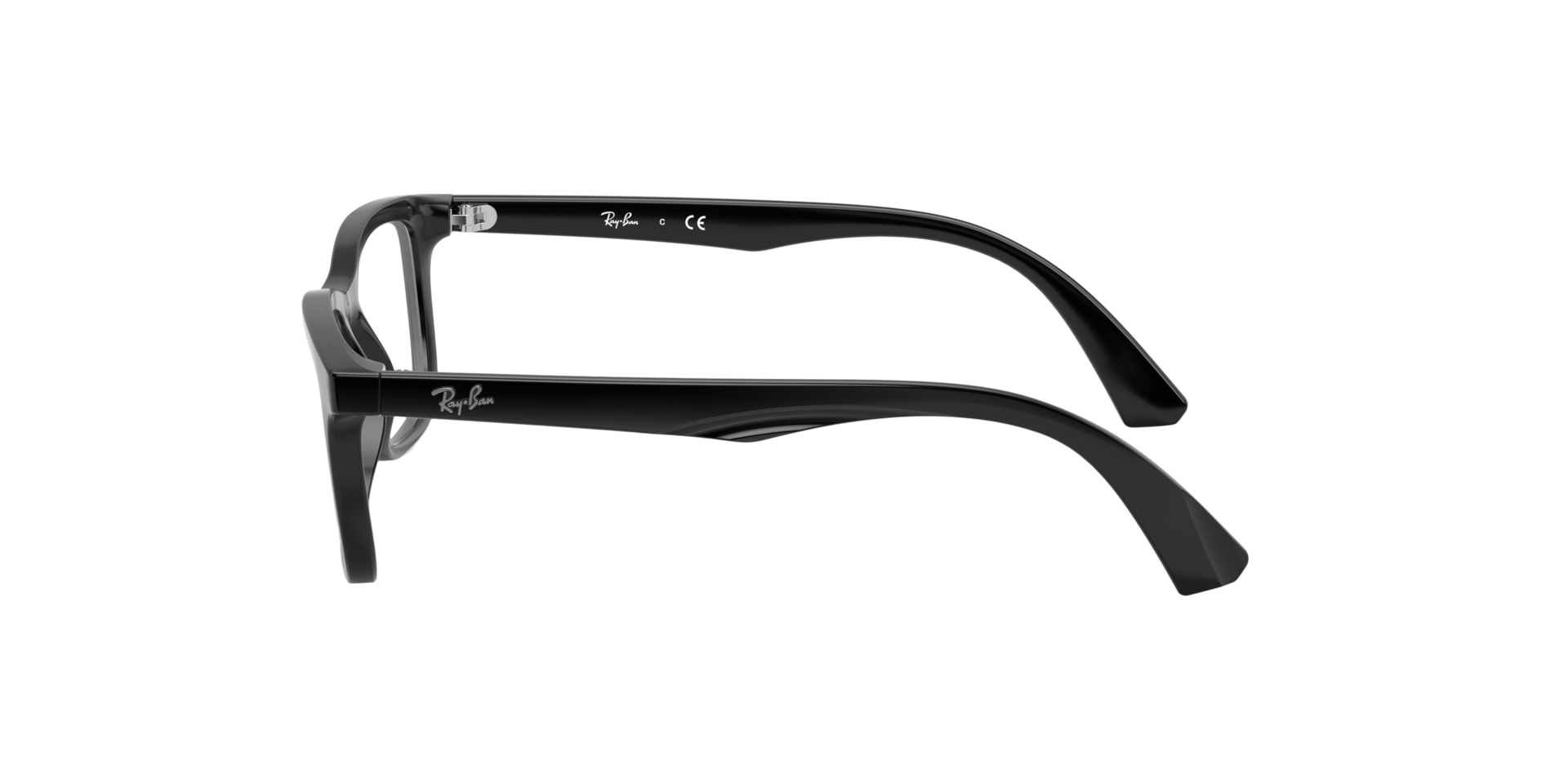 RB1562 Zwart KunststofEyeglass Frames van B24, Zijaanzicht