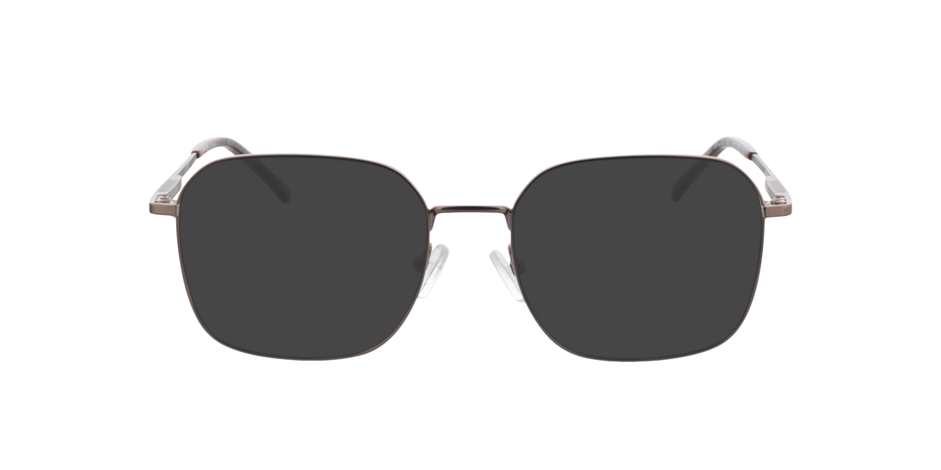Steve Mat gunmetal  &  Havana MetaalEyeglass Frames van B24, met getinte lenzen