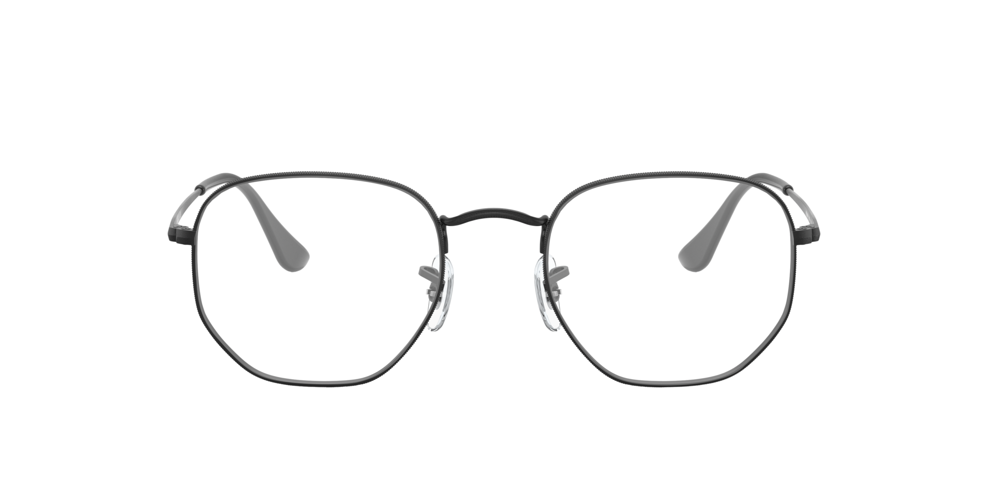 RB6448 Schwarz MetallEyeglass Frames von B24, Vorderansicht