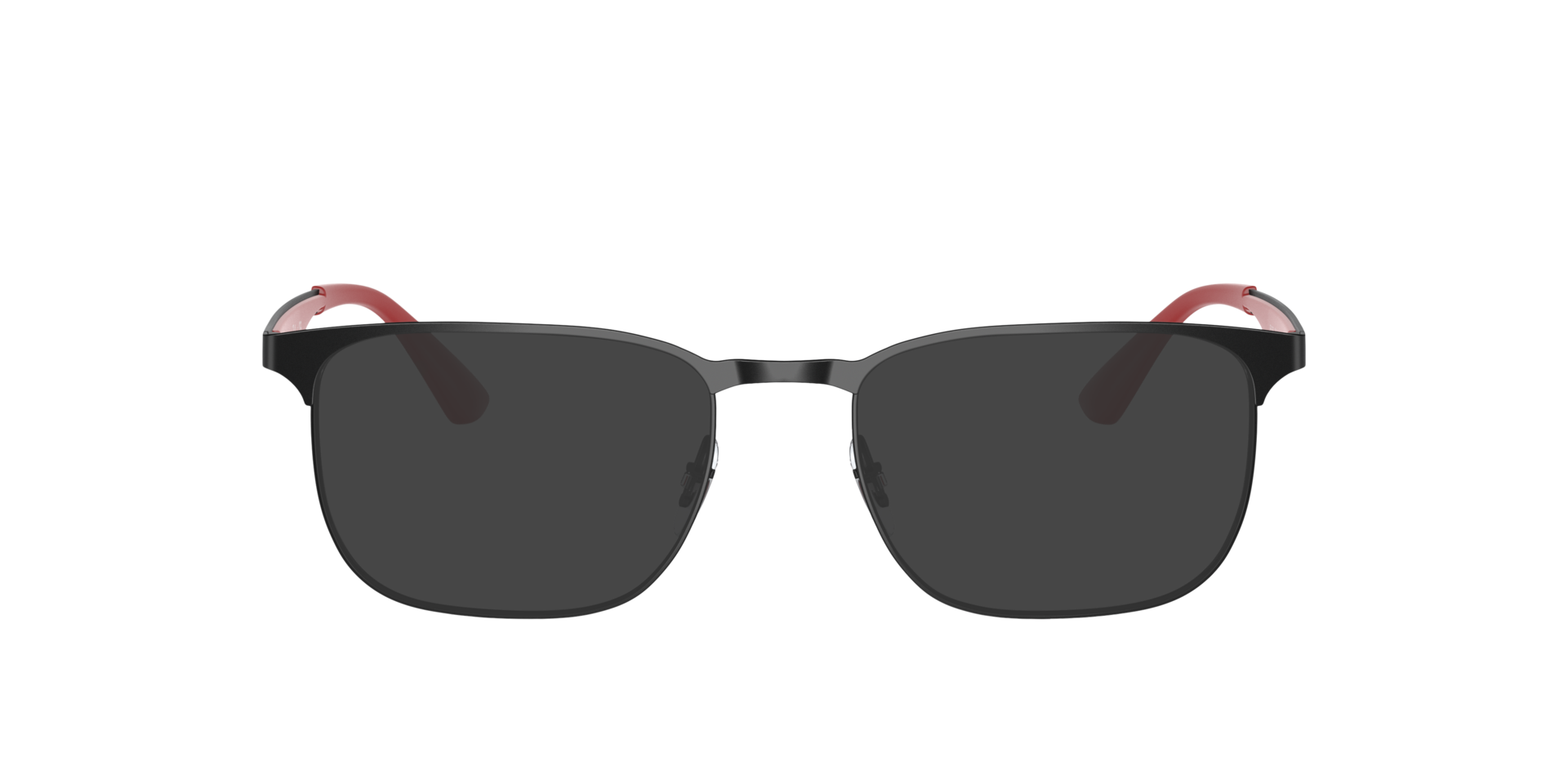 RB6363 Schwarz MetallEyeglass Frames von B24, mit getönten Gläsern