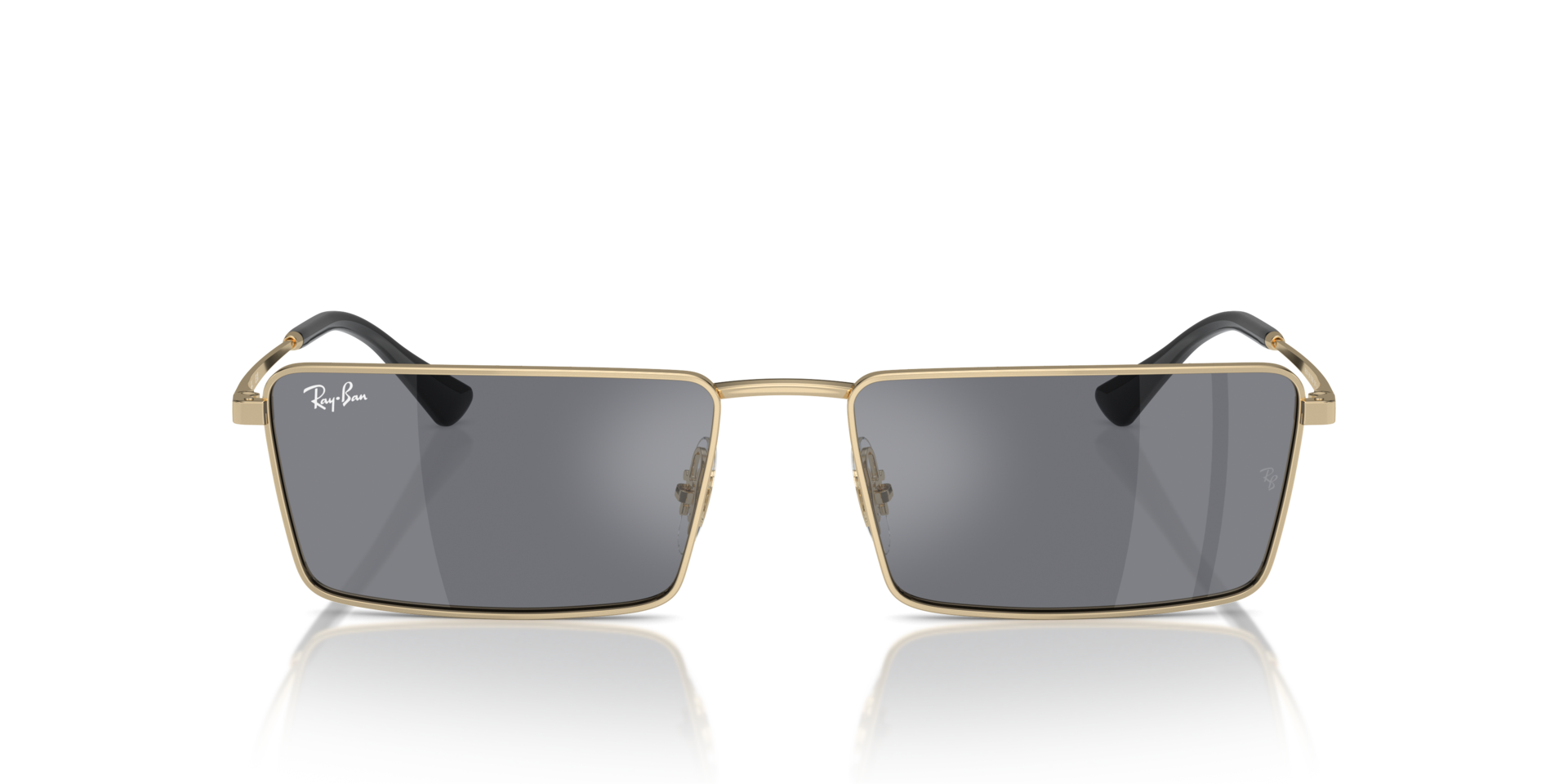 RB3741 Goud MetaalSunglass Frames van B24, Vooraanzicht