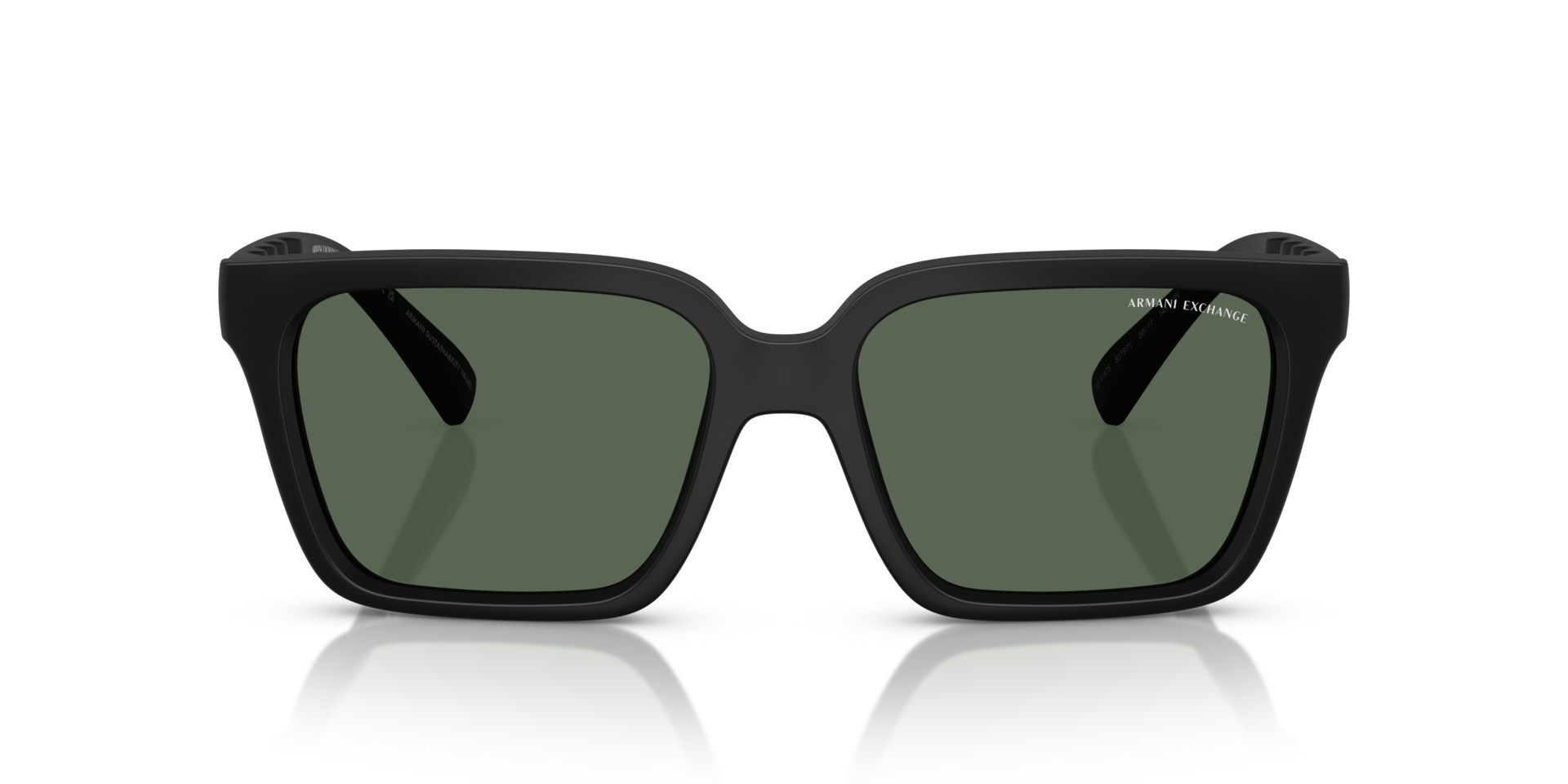 AX4147S Matt Schwarz KunststoffSunglass Frames von B24, Vorderansicht