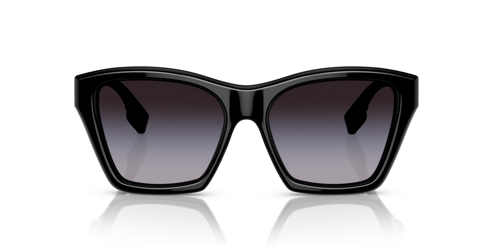 BE4391 Schwarz AcetatSunglass Frames von B24, Vorderansicht