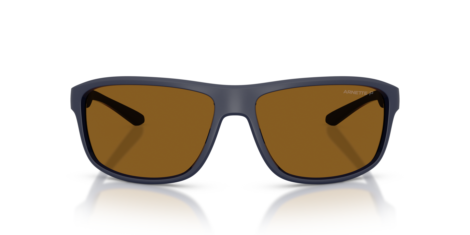 AN4374 Mat marineblauw KunststofSunglass Frames van B24, Vooraanzicht