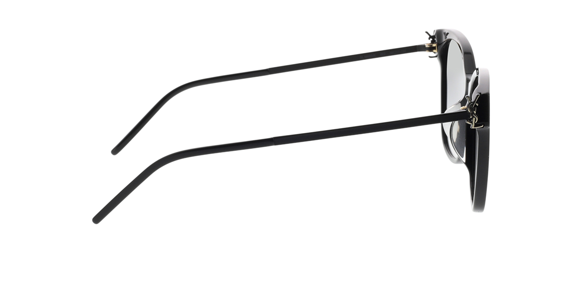 YSL34 Bruin AcetaatSunglass Frames van B24, Zijaanzicht