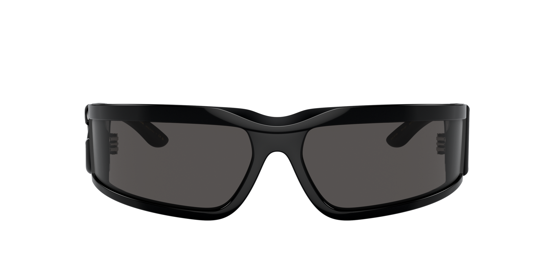 DG6198 Zwart KunststofSunglass Frames van B24, met getinte lenzen
