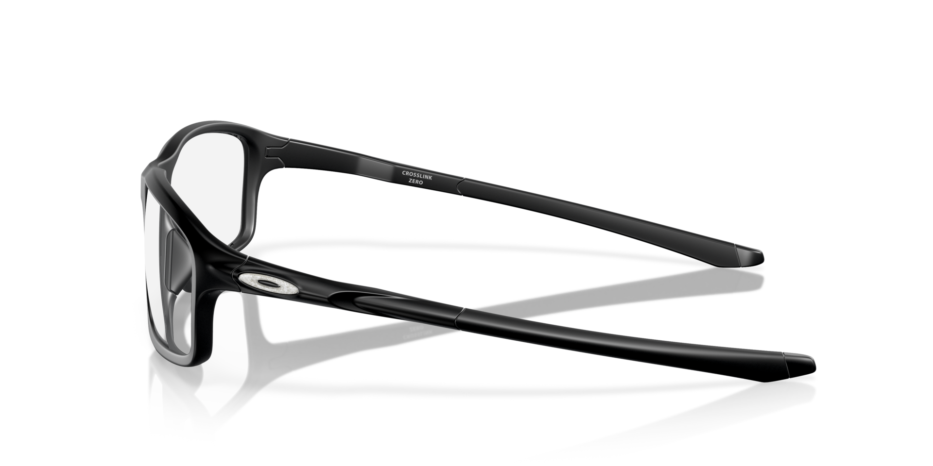 Crosslink® Zero Reflective Collection Schwarz satiniert KunststoffEyeglass Frames von B24, Seitenansicht