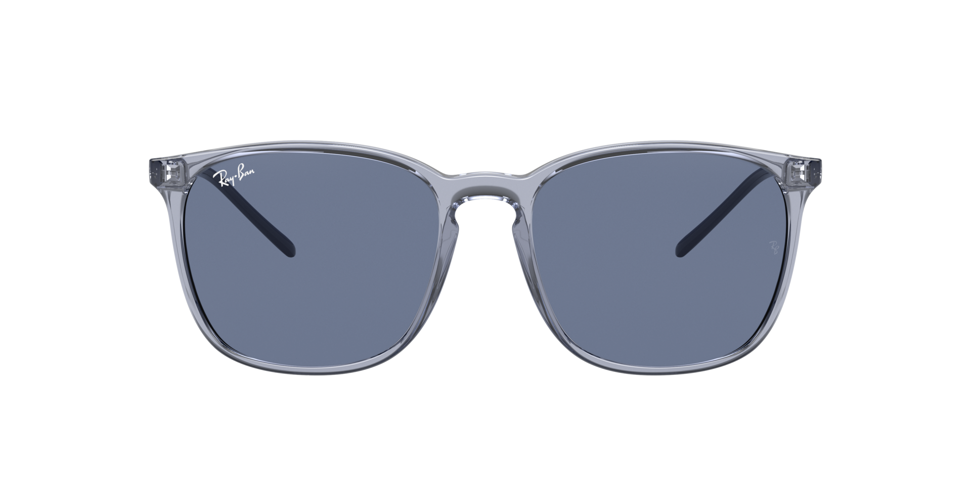 Transparant blauw RB4387 -  Plastic Zonnebrillen