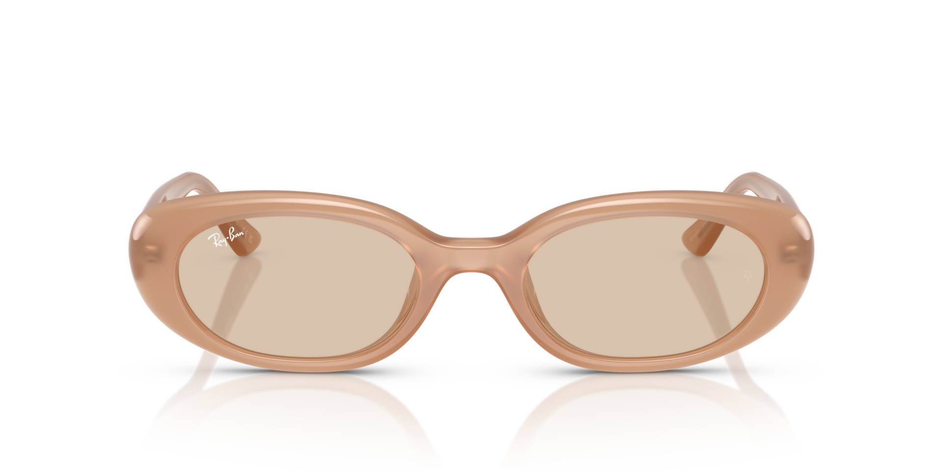 RB4441D Opal Beige KunststofSunglass Frames van B24, Vooraanzicht