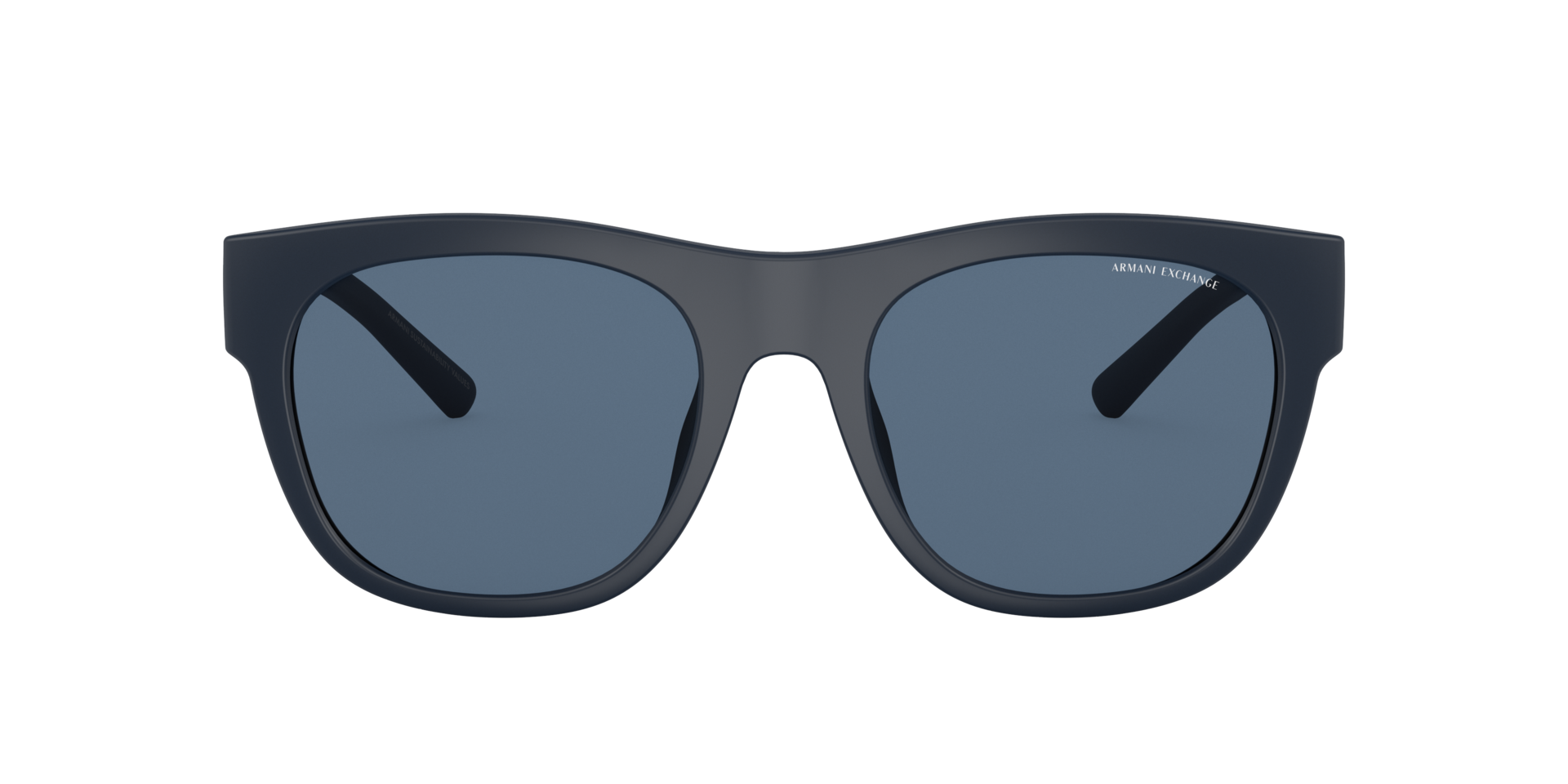 AX4128SU Matblauw KunststofSunglass Frames van B24, met getinte lenzen