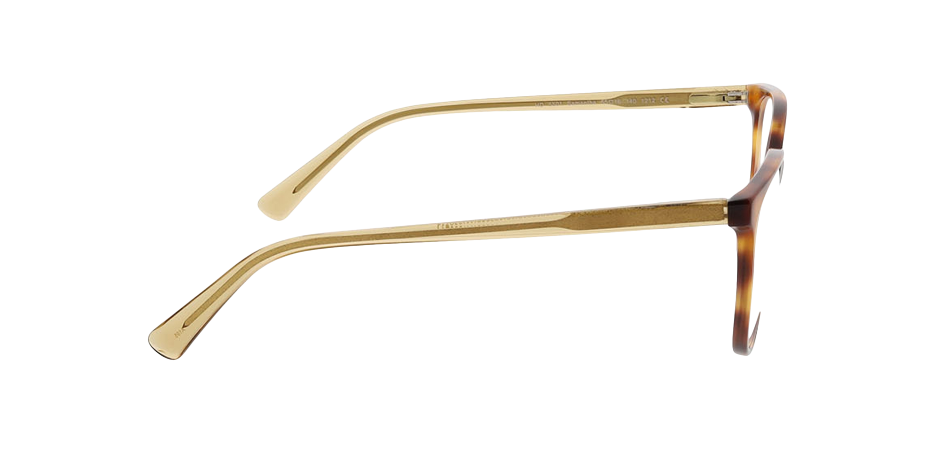 Samantha Havana AcetatEyeglass Frames von B24, Seitenansicht
