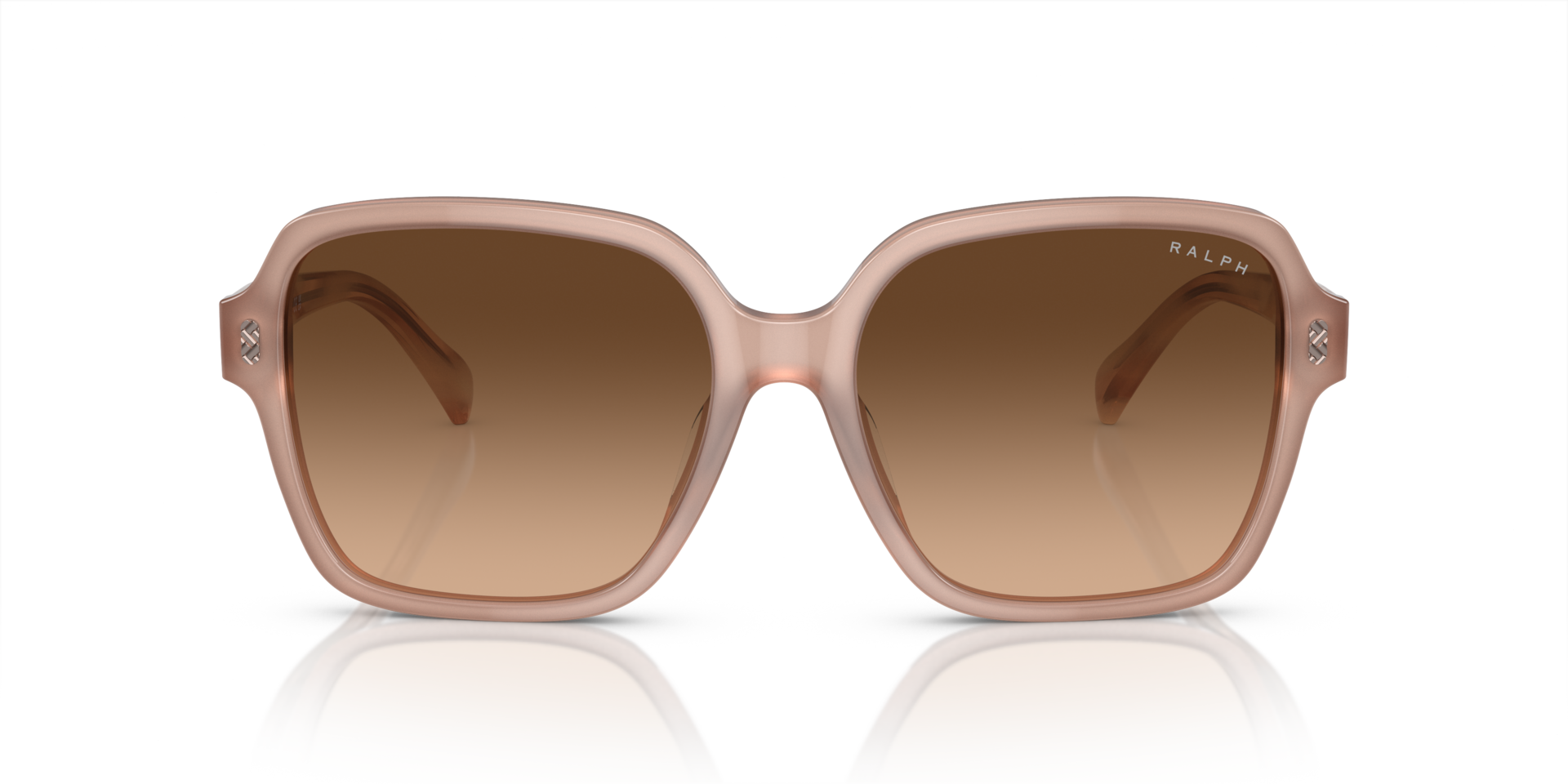 RA5304U Shiny Opal Rose Beige AcetaatSunglass Frames van B24, Vooraanzicht