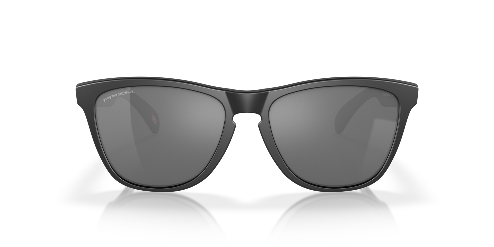 Frogskins™ Matt Schwarz KunststoffSunglass Frames von B24, Vorderansicht