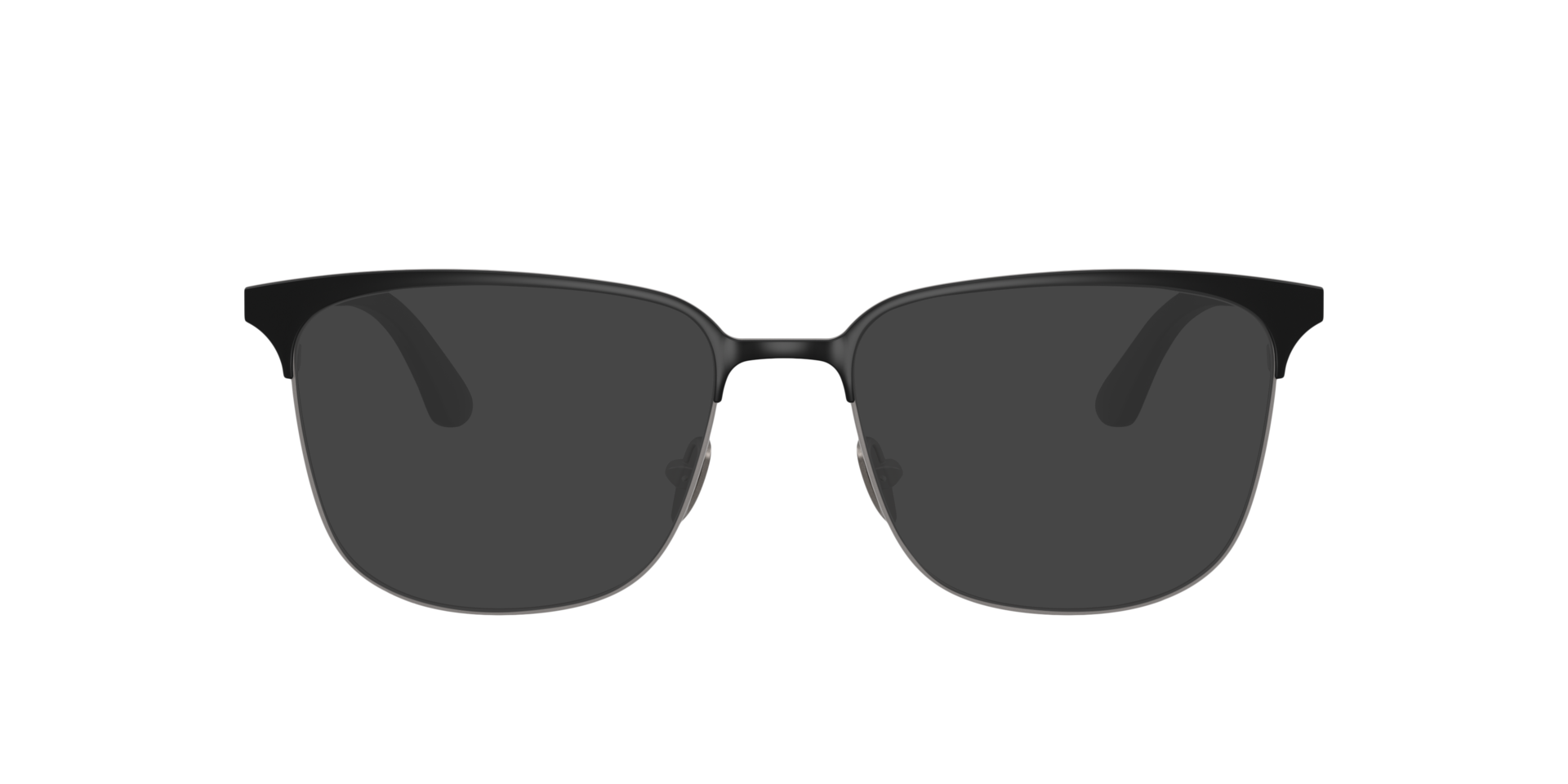 AR5163 Matt Schwarz MetallEyeglass Frames von B24, mit getönten Gläsern