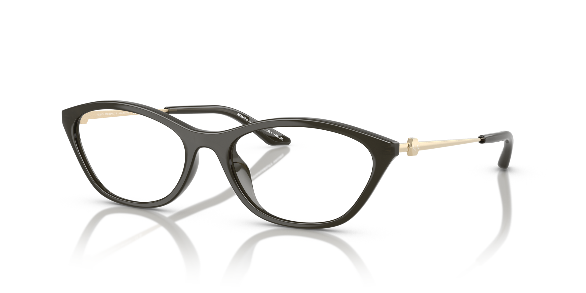 AX3121U Opalescent Dark Grey KunststofEyeglass Frames van B24, Hoekweergave