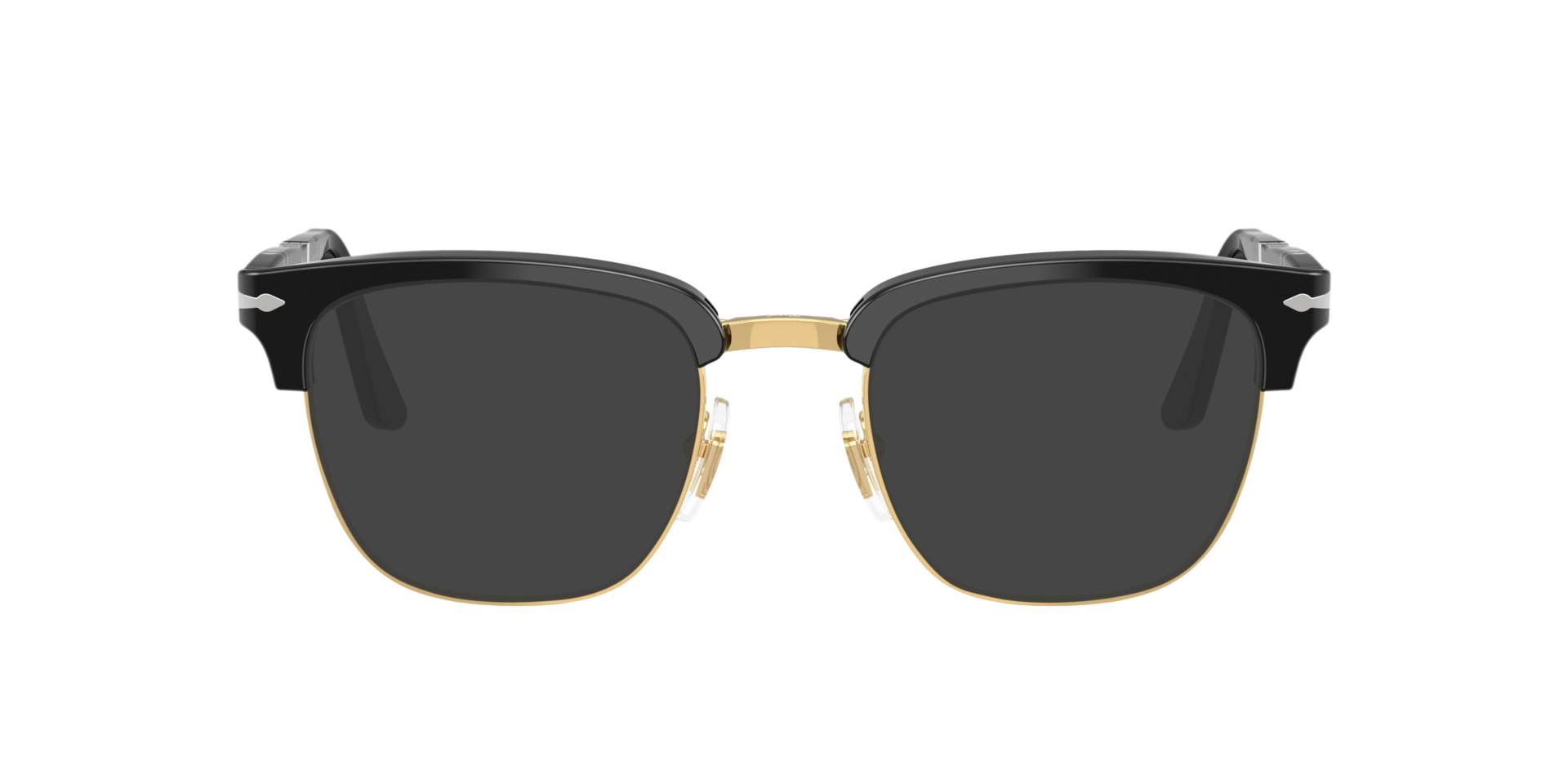 PO3375V Zwart AcetaatEyeglass Frames van B24, met getinte lenzen