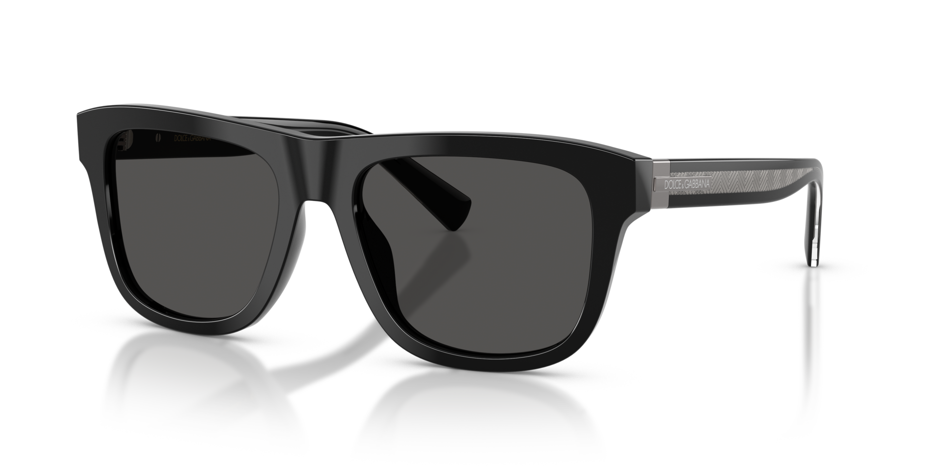 DG4545 Zwart AcetaatSunglass Frames van B24, Hoekweergave