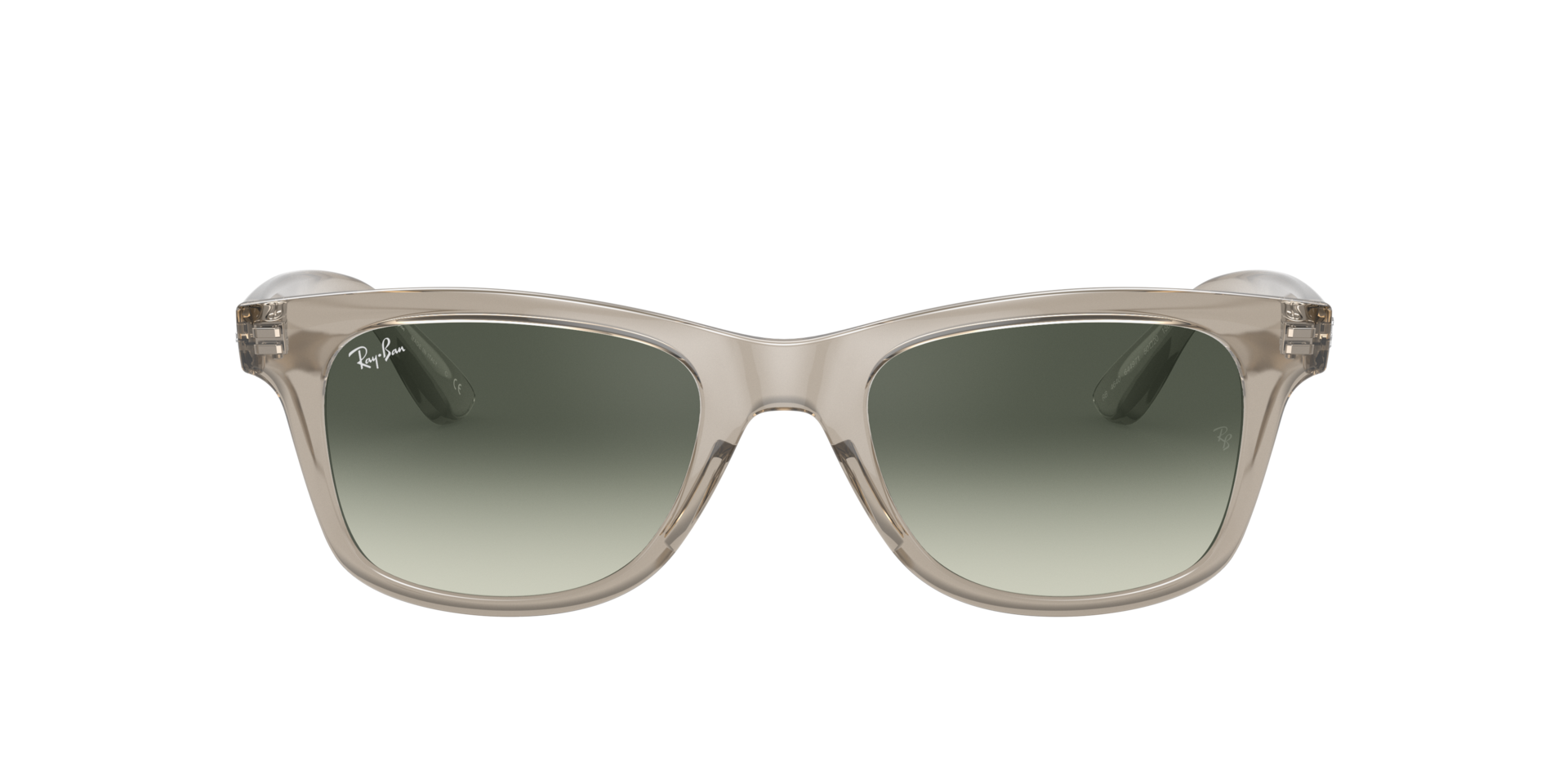 RB4640 Transparant grijs KunststofSunglass Frames van B24, met getinte lenzen