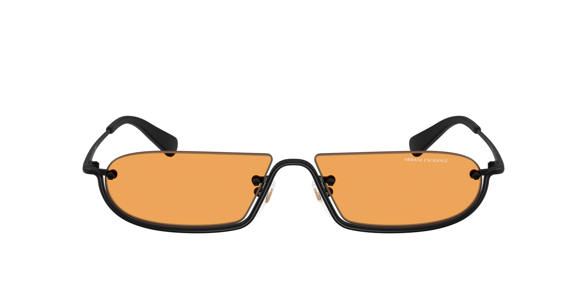 AX2058S Matzwart MetaalSunglass Frames van B24, met getinte lenzen