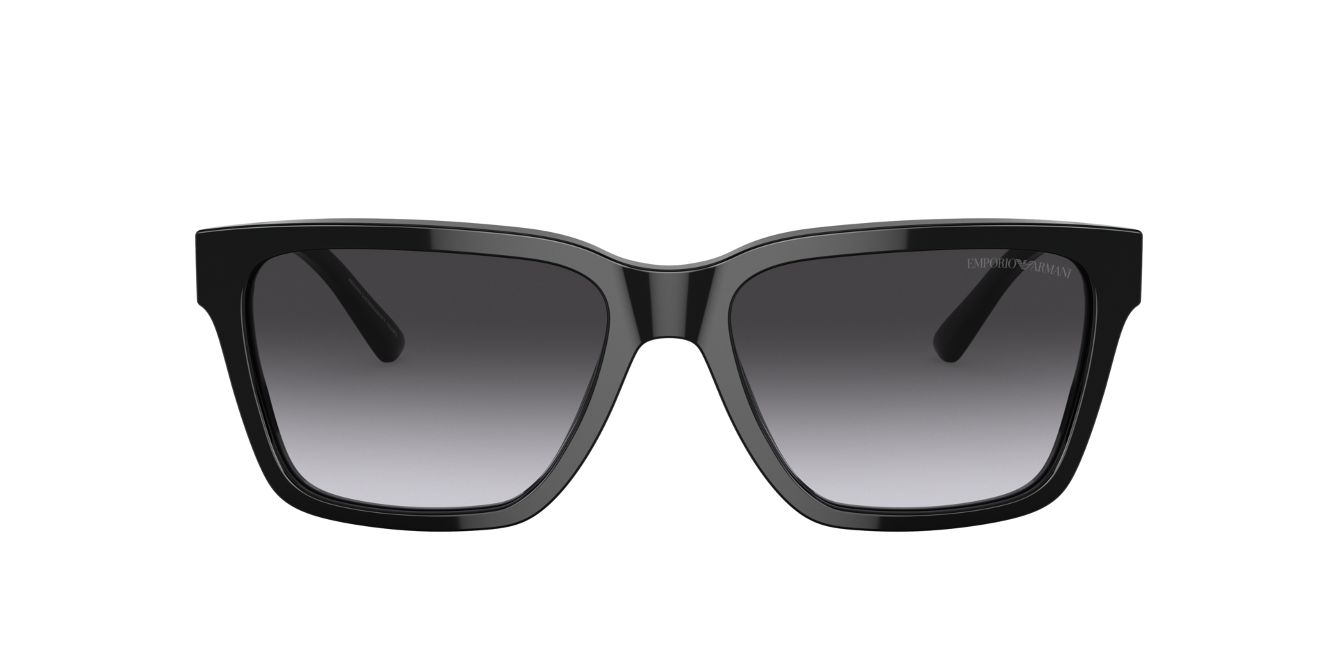 EA4177 Glanzend zwart AcetaatSunglass Frames van B24, met getinte lenzen