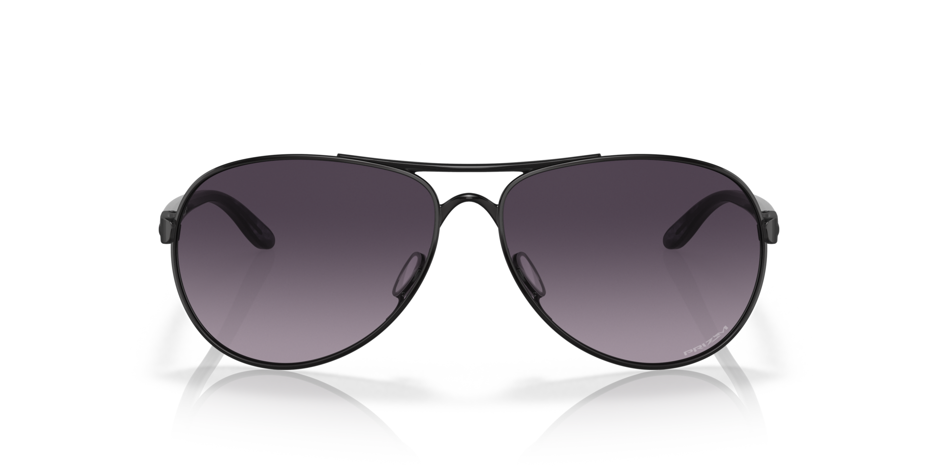 FEEDBACK Schwarz satiniert MetallSunglass Frames von B24, Vorderansicht