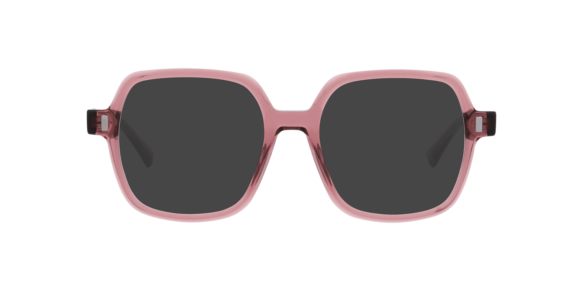 Velar Kristallrosa AcetatEyeglass Frames von B24, mit getönten Gläsern