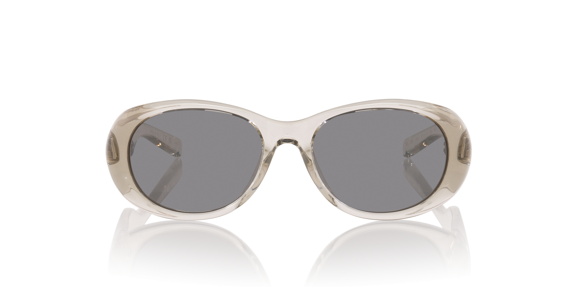 Sl 736 Brown Light KunststofSunglass Frames van B24, Vooraanzicht